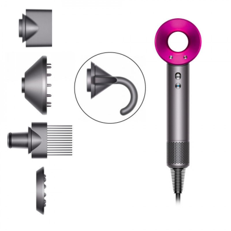 Фен Dyson Supersonic HD07 Iron/Fuchsia (386732-01/386735-01)