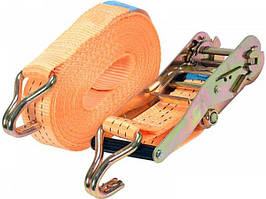 Ремінь для кріплення вантажу з трищіткою 4 м х 38 мм, 2 од.  VOREL 82402