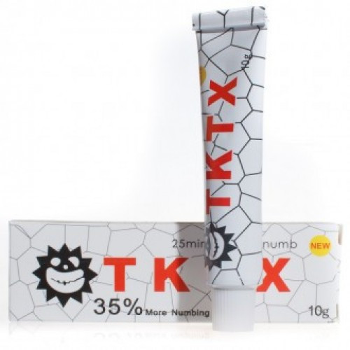 Крем анестетик для тату TKTX 35% Білий 10г
