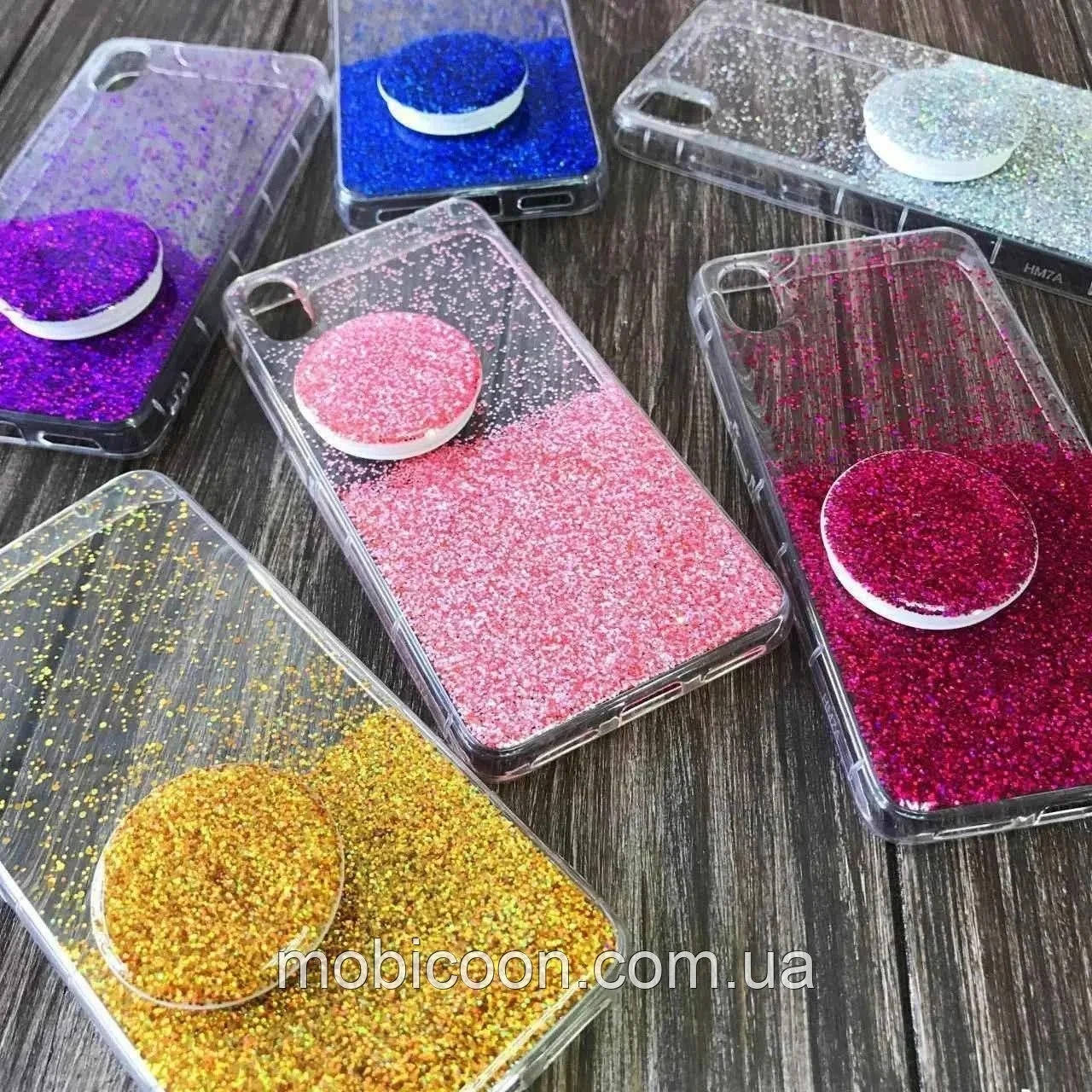 Чохол силіконовий Fashion popsoket для Samsung Galaxy A02s (A025)