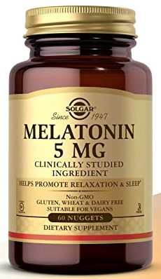 Мелатонін 5 мг Solgar Melatonin 5 mg 60 таблеток