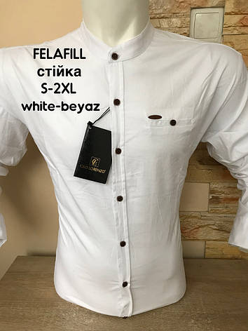 Розпродаж сорочки CaoLorenzo з довгим рукавом felafill/стійка, фото 1