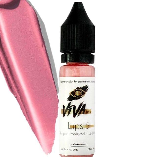 VIVA ink Lips 5 Baby lips (6мл) пігмент для татуажу