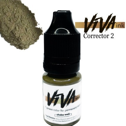 VIVA ink Corrector 2 Olive (6мл) для татуажу