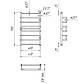 Полотенцесушитель водяній Ніцца 700х430/400 Mario, фото 3