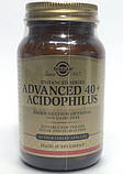 Для мікрофлори кишечника Solgar Advanced 40+ Acidophilus 60 капсул, фото 3