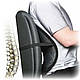 Ортопедична спинка-подушка c масажером поперековий упор для спини на крісло, фото 3