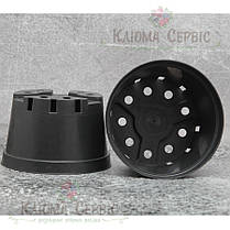 Горщики миски для хризантем, 3 л KLODA (Польща) чорний, фото 5