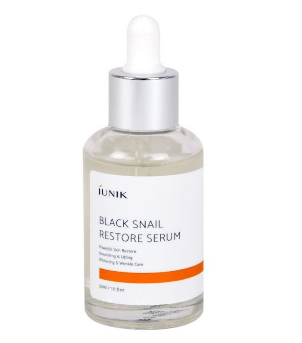 Сироватка з муцином чорного равлика Iunik Black Snail Restore Serum 50 мл