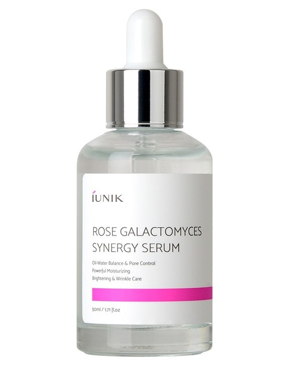 Сироватка з трояндою та галактомісистом Iunik Rose Galactomyces Synergy Serum 50 мл