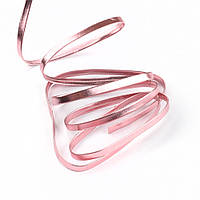 Тасьма шкіряна лакована 5мм рожева (52225.010)