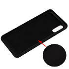 Чехол Silicone Case Full для Samsung A02 (A022) Black, фото 3