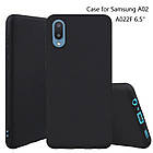 Чехол Silicone Case Full для Samsung A02 (A022) Black, фото 2