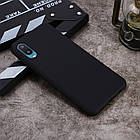 Чехол Silicone Case Full для Samsung A02 (A022) Black, фото 4