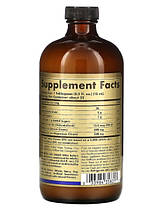 Кальцій магній Solgar Liquid Calcium Magnesium Citrate with Vitamin D3 473 ml /32 servings/ Natural Strawberry, фото 4