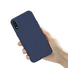 Чехол Silicone Case Full для Samsung A02 (A022) Blue, фото 2