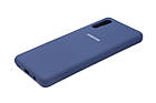 Чехол Silicone Case Full для Samsung A02 (A022) Blue, фото 5