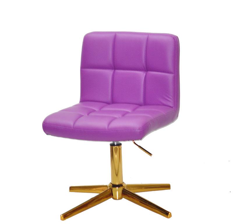 Стілець Arno GD-Modern Base шкірозамінний 1010 на золотій хрестовині зі стопами, фото 1