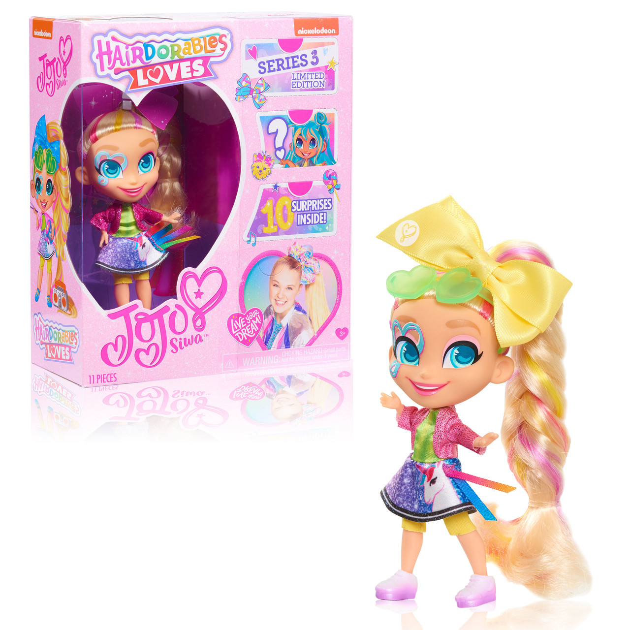 Лялька Хердораблс лімітований випуск Джоджо Сива Hairdorables JoJo Siwa 52220/52342 Just Play
