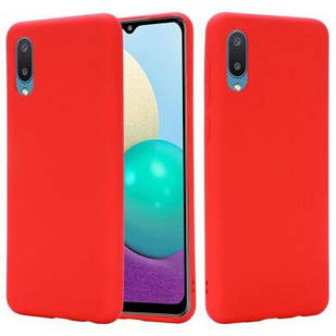 Чехол Silicone Case Full для Samsung A02 (A022) Red