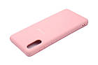 Чехол Silicone Case Full для Samsung A02 (A022) Pink, фото 5