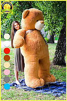 М'яка іграшка Великий плюшевий ведмедик плюшевий мішка мішка Вєтлі 250 см Коричневий, фото 2