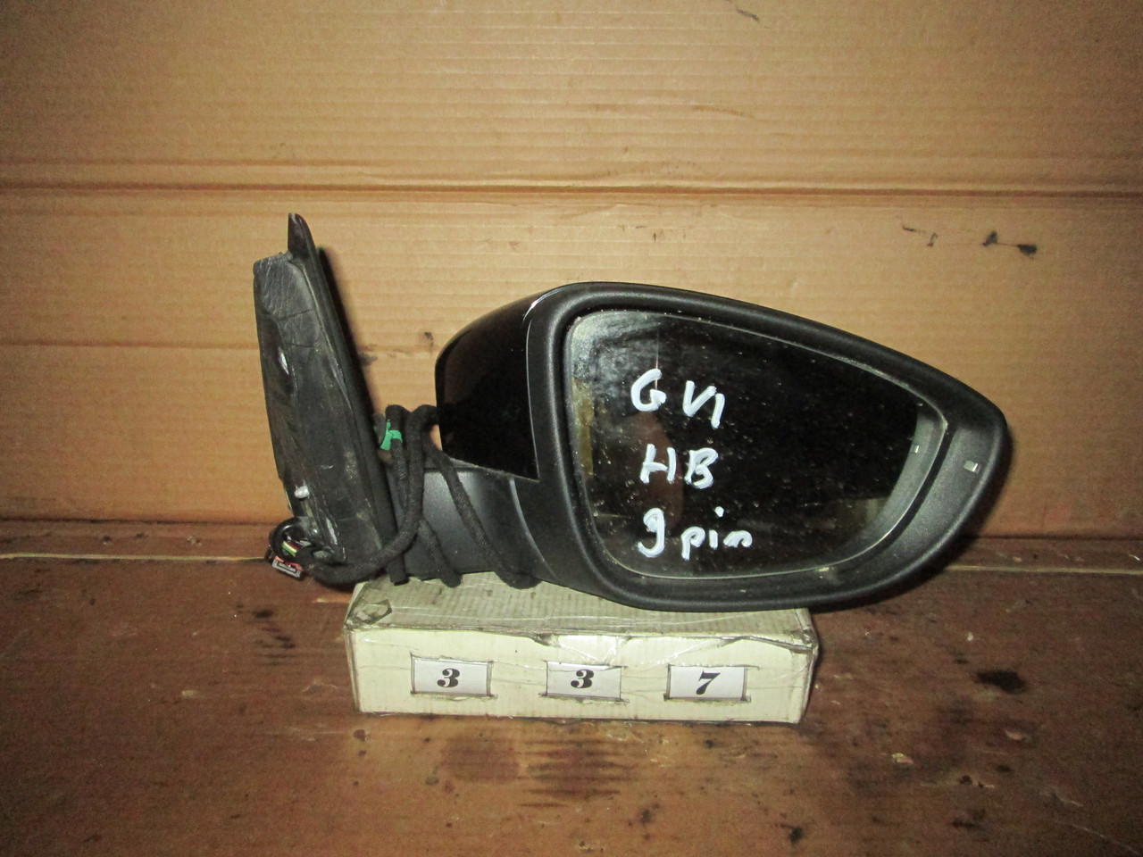 No337/1  Б/в дзеркало бокове праве для VW Golf VI 2008-2012, фото 1