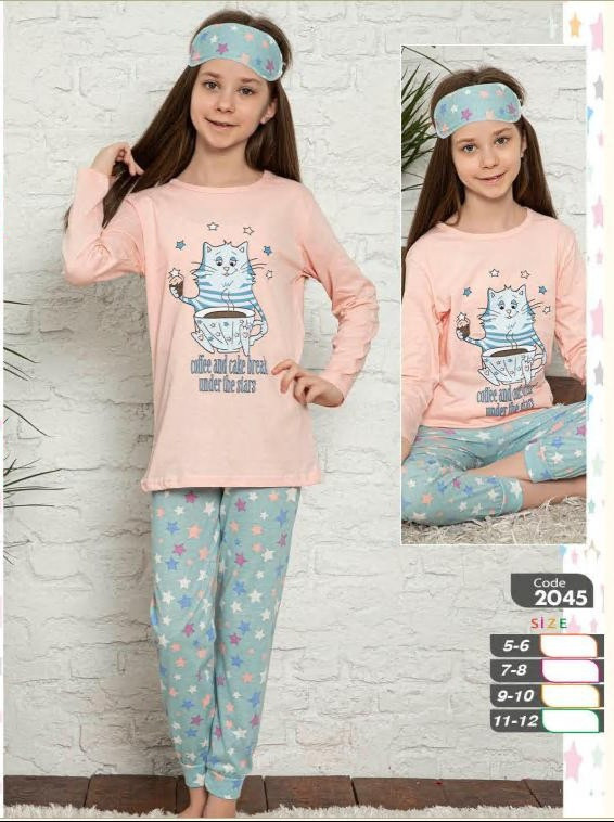 Піжама для дівчинки 2045 MiniMoon, фото 1
