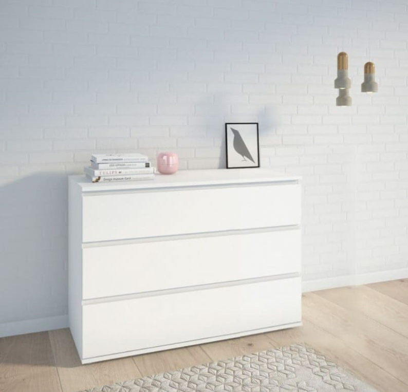 Комод на 3 ящики без ручок, фото 1