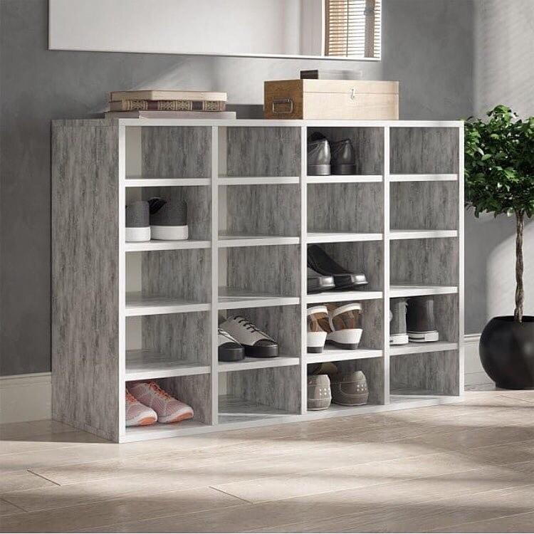 Полиця на 20 комірок під взуття Стелаж для дому, полиця для книг, фото 1