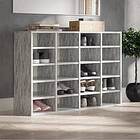 Полиця на 20 комірок під взуття Стелаж для дому, полиця для книг