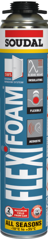 Піна високоеластична SOUDAL Flexifoam 750 мл.