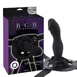 RGB Rumpy-pumpy Strap-On Black