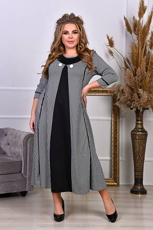 Трапецієподібна сукня для повних жінок, фото 1