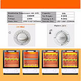Професійна сухожарова інфрачервона шафа SM-C12 для стерилізації та зберігання інструментів, 600 Вт., фото 3