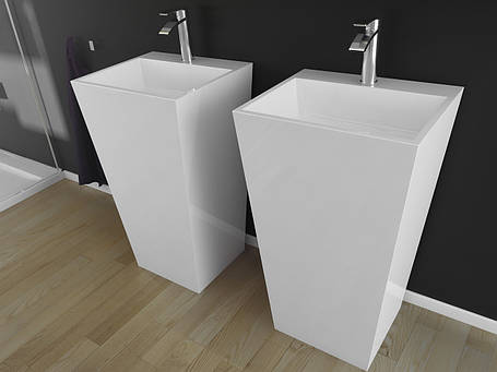 Умивальник окремо стоїть Vera Glam 50х42х85 см BESCO PMD AMBITION, фото 1