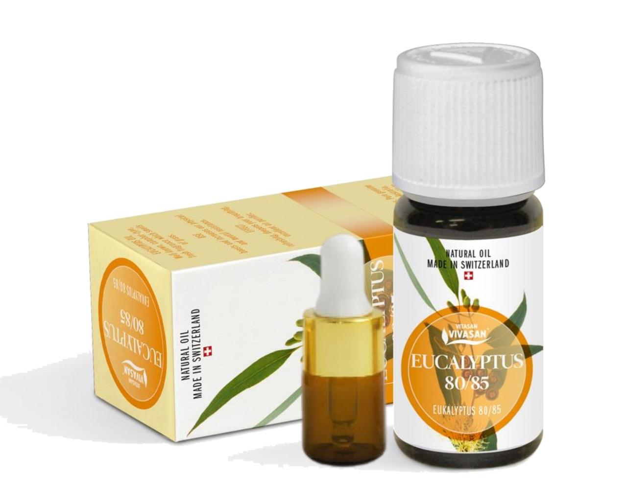 Натуральна ефірна олія Евкаліпт пробник Вівасан Швейцарія 2 мл