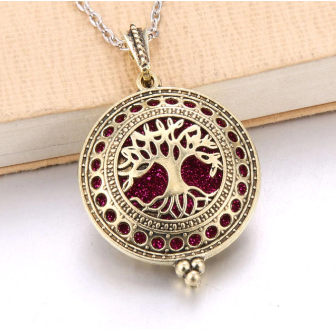Медальйон для ароматерапії "Дерево життя" з блотером.