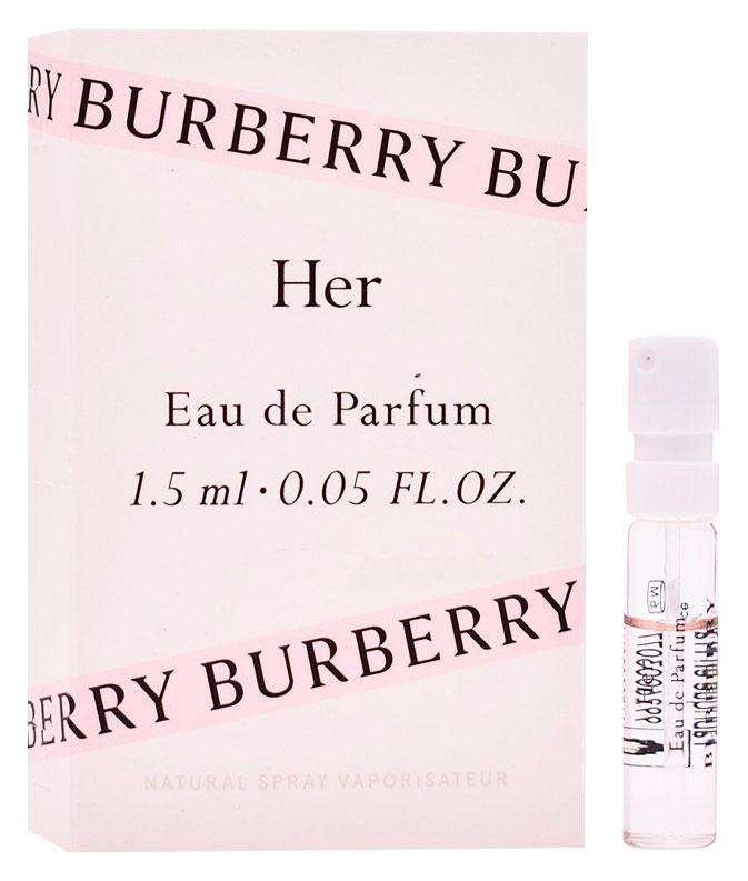 Пробник брендового парфуму Burberry Her Burberry 1,5ml оригінал, денний квітковий аромат Барбері, фото 1
