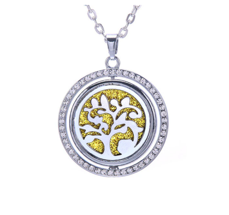 Медальйон для ароматерапії "Райське дерево" з блотером.