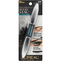 Водостойкая тушь для ресниц L'Oreal Paris Voluminous Superstar Waterproof Mascara 624 Blackest Black 12 ml