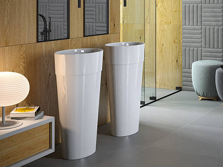 Умивальник окремо стоїть Uniqa 46х32х84 см BESCO PMD AMBITION, фото 1