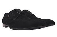 Туфли класика мужские Cosottinni натуральная замша, цвет черный, 40