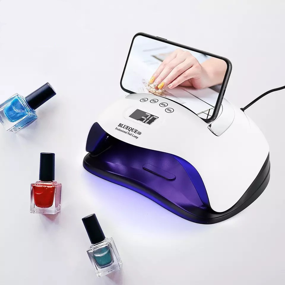 Профессиональная UV/LED лампа BLUEQUE BQ - V9 для ногтей, 168 Вт. +  держатель для телефона (ID#1376794790), цена: 527 ?, купить на Prom.ua