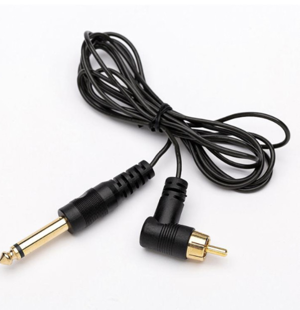 Кліп корд EZ RCA-1 Black для тату машинки тонкий-кутовий