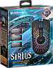 Ігрова миша Defender Sirius, чорна, дротова, геймерська мишка з бічними кнопками та підсвічуванням, фото 3
