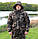 Тепла куртка укорочена для полювання та риболовлі "Скіф" камуфляж "хвойний ліс", фото 3