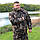 Тепла куртка укорочена для полювання та риболовлі "Скіф" камуфляж "хвойний ліс", фото 5