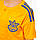 Дитяча футбольна форма УКРАЇНА для хлопчиків CO-3900-UKR-16 жовтий, фото 5