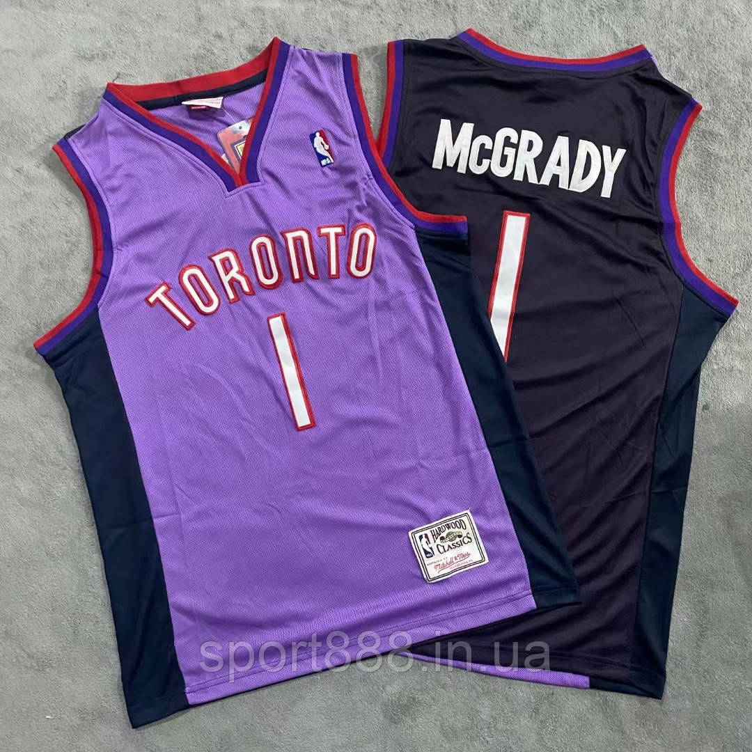 Фіолетова майка Джерсі Трейсі МаГрэди 1 Торонто Репторс Tracy McGrady Toronto Raptors NBA